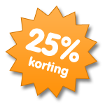 Actie! 25% korting voor starters en ZZP-ers